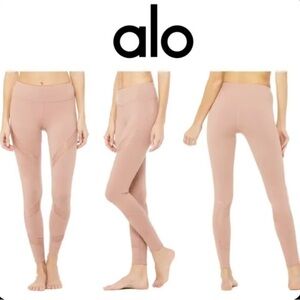 Alo Airlift High-Waist Goddess Leggings Mauve Color Size Medium